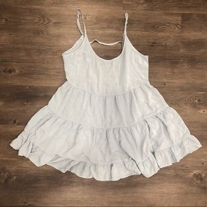 Brandy Melville light blue ruffle sundress